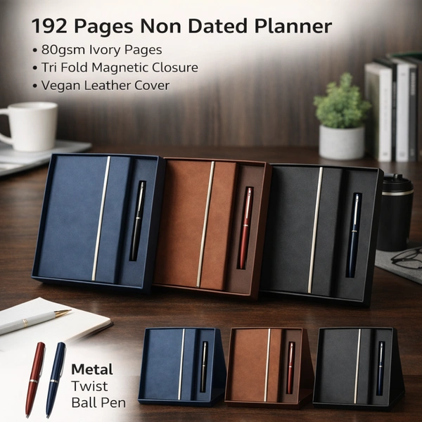 2 In 1 Executive Pen And Diary