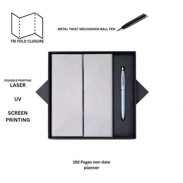 2 In 1 Tri Fold Grey