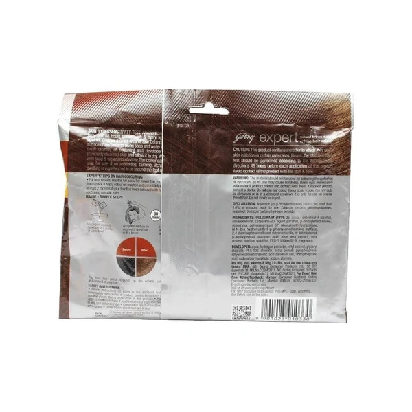Godrej Expert Crème Natural Brown Hair Colour - 20g +20ml