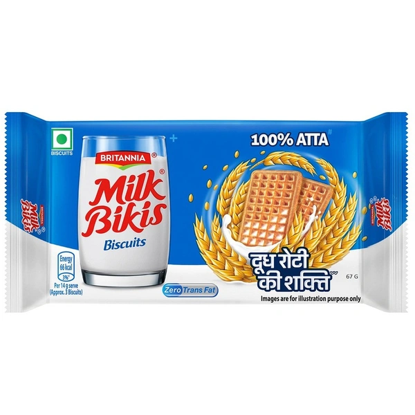 Britannia Milk Bikis Biscuits - 200g