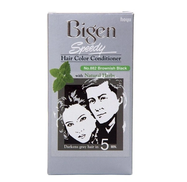 Bigen 882 Speedy Brownish Black Haircolor - 80g