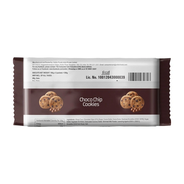 Unibic Choco Chip - 500g