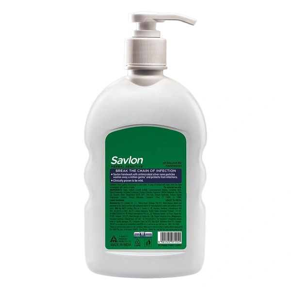 Savlon Herbal Sensitive Handwash - 200m,l