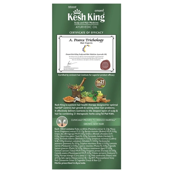 Kesh King Ayurvedic Anti Hairfall Medicinal Hair Oil - 50ml