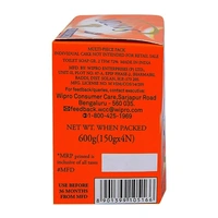 Santoor Sandal & Turmeric Soap 4 N - 150g
