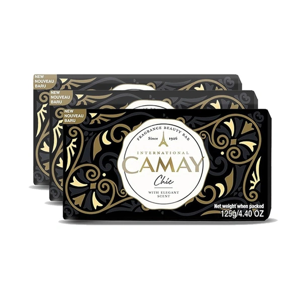 Camay Chic Fragrance Soap - 125g x3N