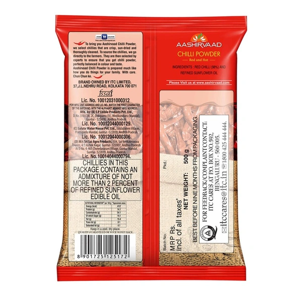 Aashirvaad Chilli Powder - 200g