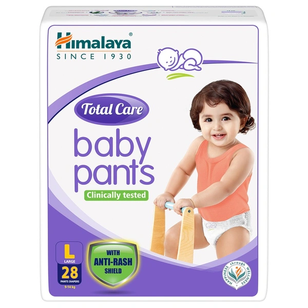 Himalaya Total Care Large Baby Pants Diapers - 28n (L )