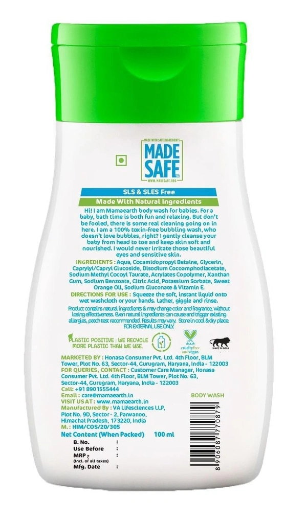 Mamaearth Deeply Nouris Babywash - 100ml