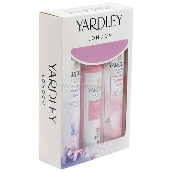Yardley Body Spray Women - 150ml each