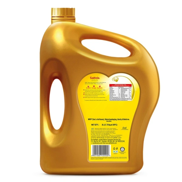 Saffola Gold Oil Jar - 3L