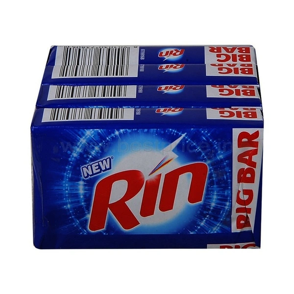Rin Detergent Bar - 4 N (250 g Each)