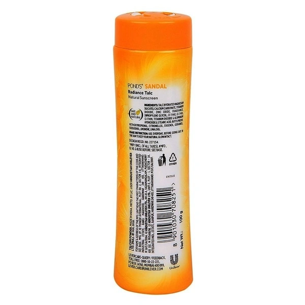 Pond's Sandal Radiance Talcum Powder - 100g