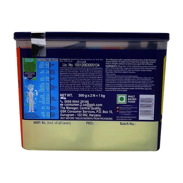Horlicks Standard Health Drink - 1kg