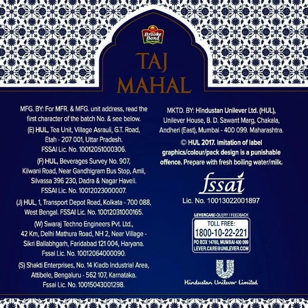 Taj Mahal Tea - 500g