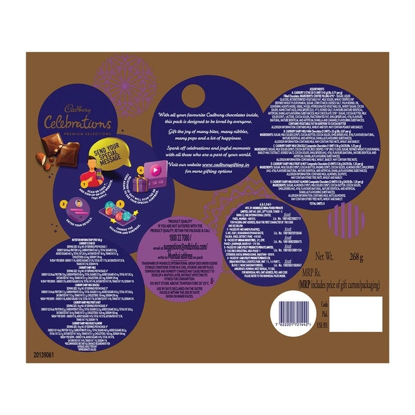 Cadbury Celebration Gift Pack - 268g