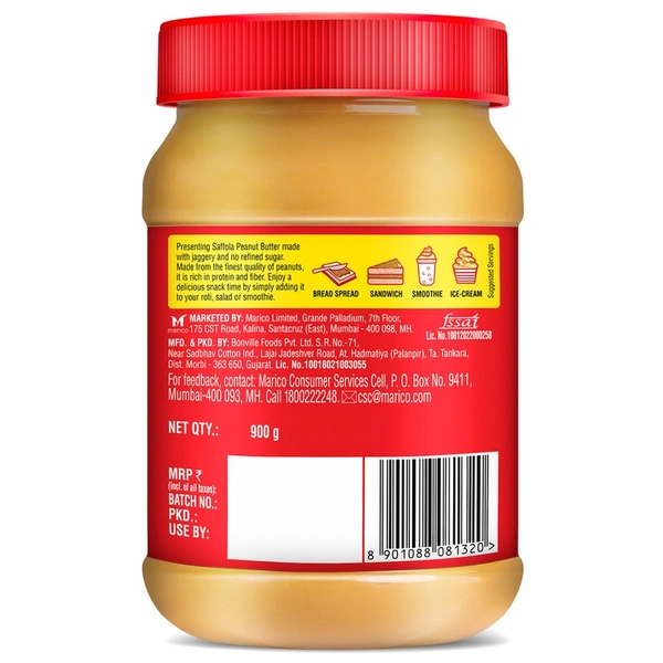 Saffola Peanut Butter Creamy Spread - 350g