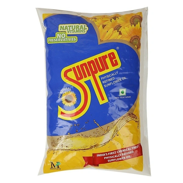 Sunpure Heart Sunflower Oil - 1L