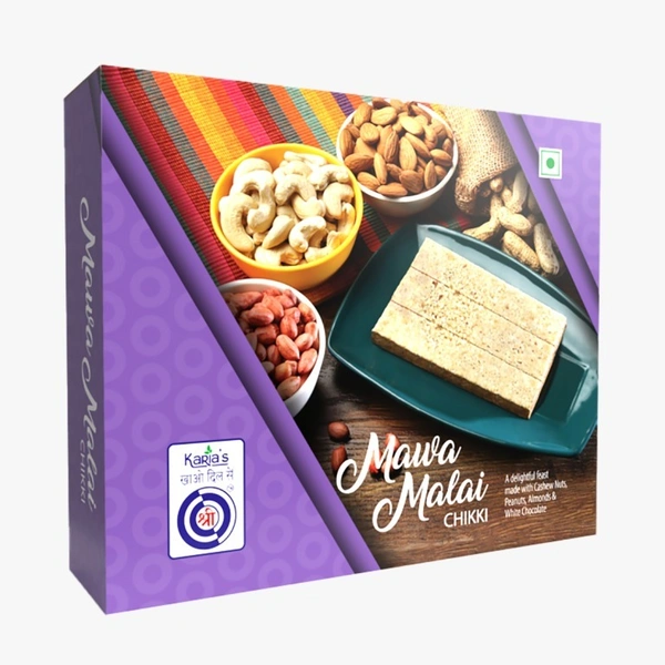 Karja's Mawa Malai Chikki - 250g