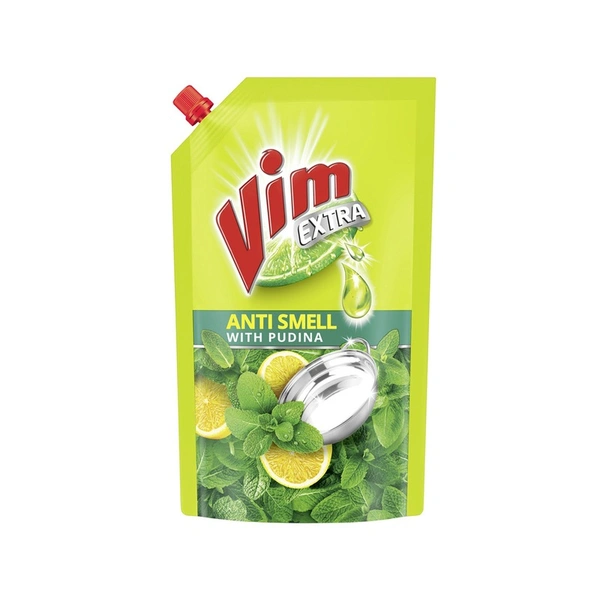 Vim Anti Smell Pudina Dishwash Liquid - 120ml