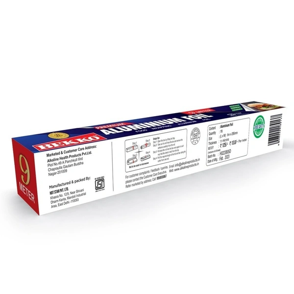 Bekko 9 m Alumunium Foil Paper - 1N