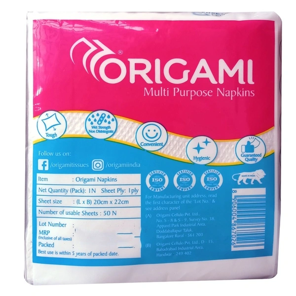 Fighter Origami Paper Napkin - 50N