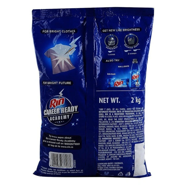 Rin Advance Detergent Powder - 4kg