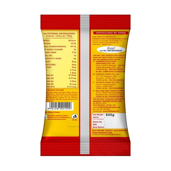 Bambino Roasted Vermicelli - 850g