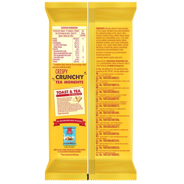 Britannia Toastea Elaichi Rusk - 250g