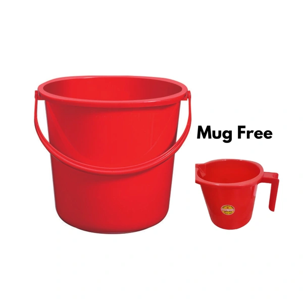 Royal Touch Assorted Bath Mug 2100 & 20 L Pastel Bucket - 2N
