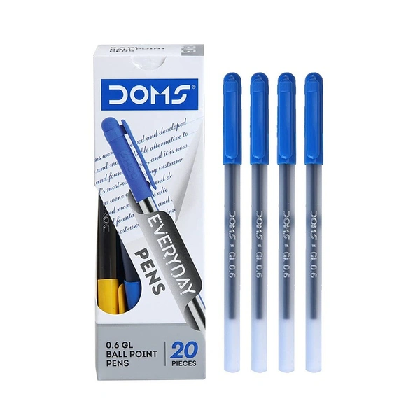 Doms Blue Ball Pen Box - 20N