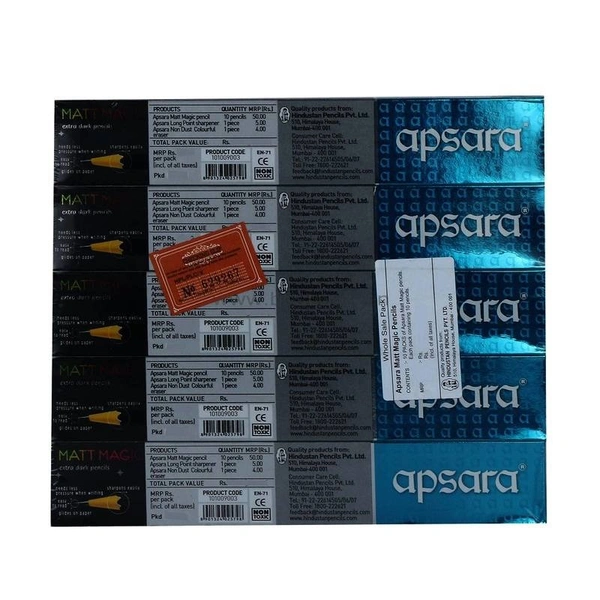 Apsara Matt Magic Extra Dark Pencil - 10N
