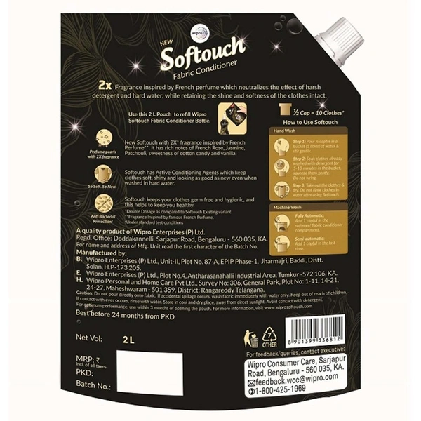 Softouch French Perfume Fabric Conditioner - 2L