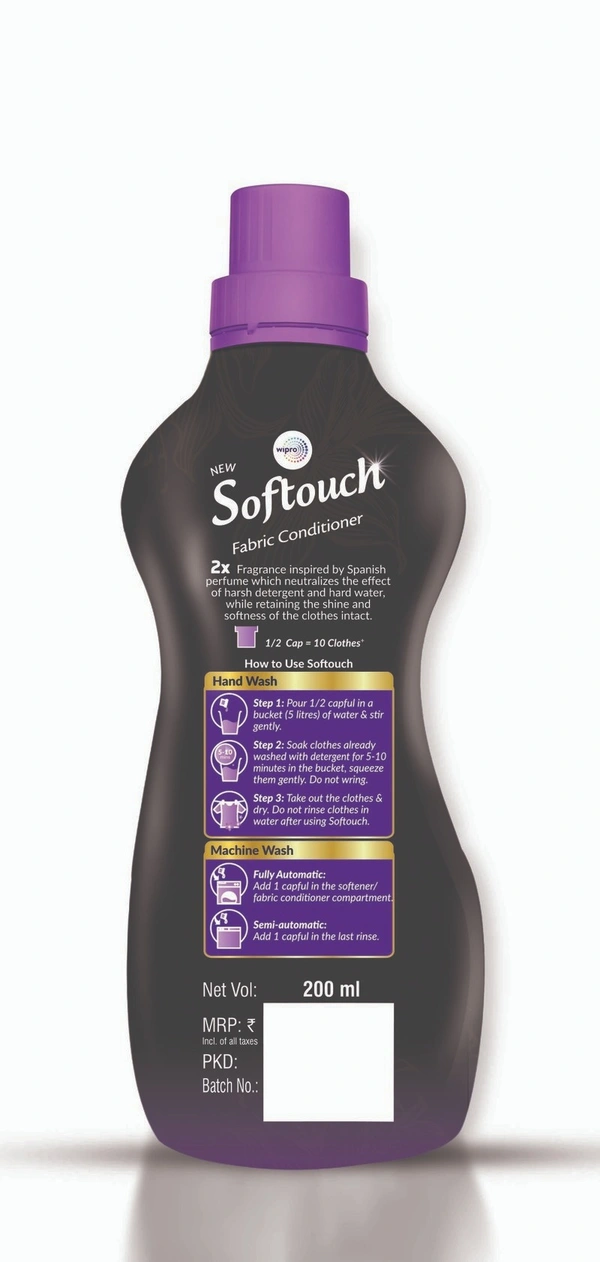 Softouch 2X Royal Perfume Fabric Conditioner - 200ml