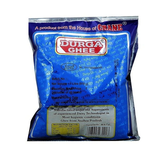 Durga Ghee Pouch - 1L