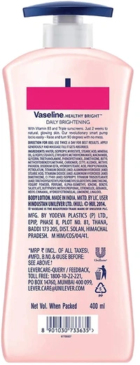 Vaseline Healthy White Body Lotion - 400ml