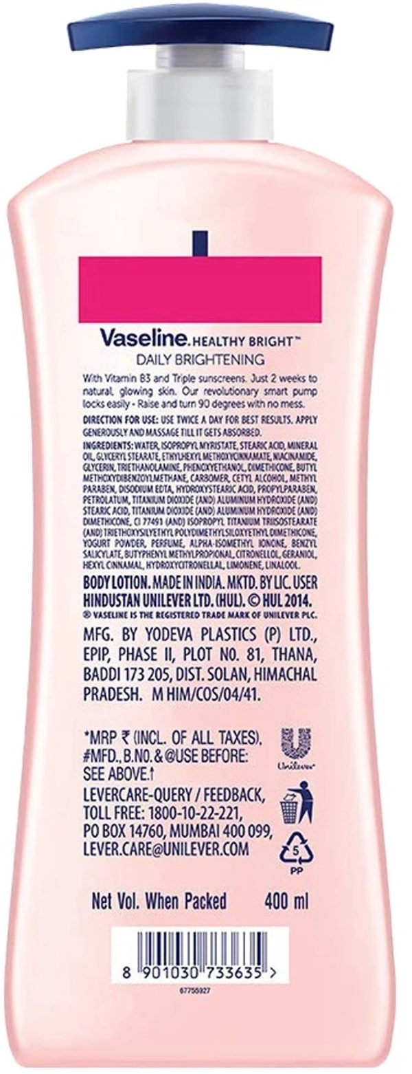 Vaseline Healthy White Body Lotion - 400ml