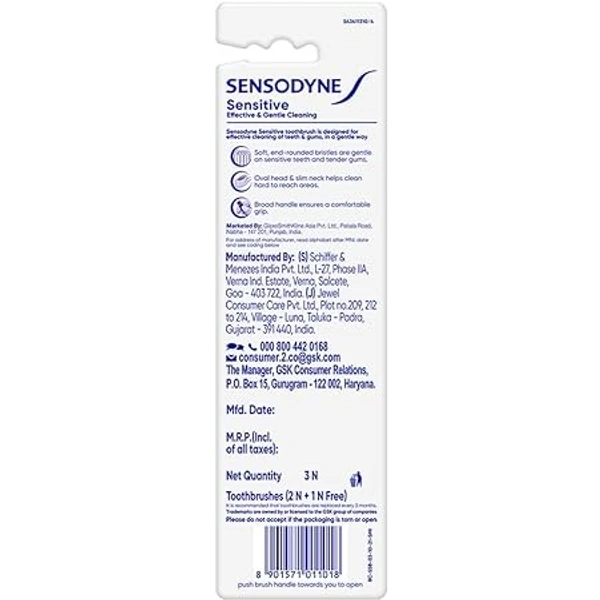 Sensodyne Soft Toothbrush - 3PCS