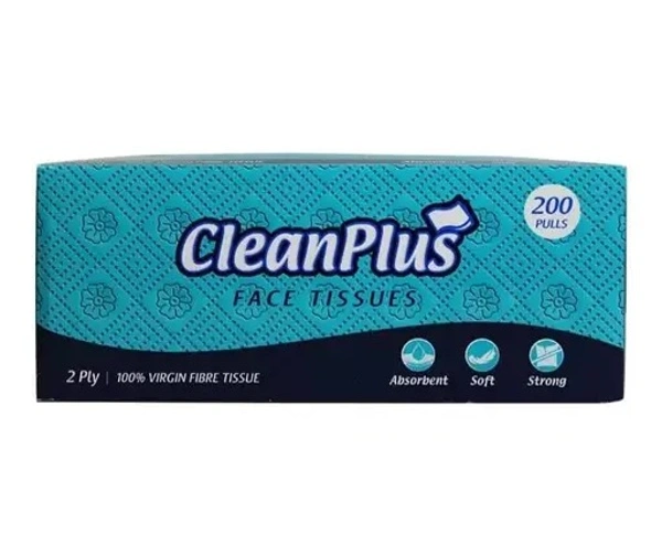 CleanPlus Face Tissues - 200 + 200 FREE