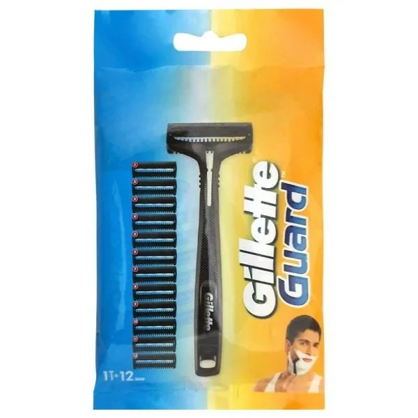 Gillette Guard - 1 Razor + 12 Cartridges