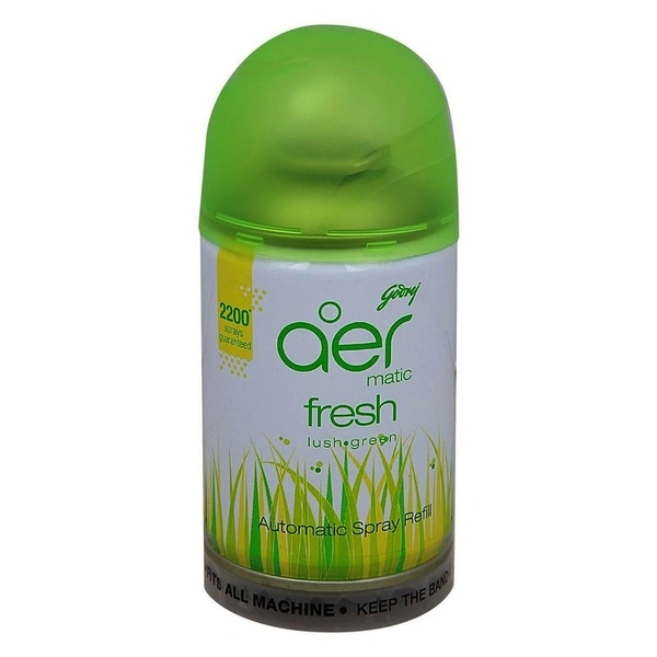 Aer Car Freshener Lush Green, Refill, - 225 ml