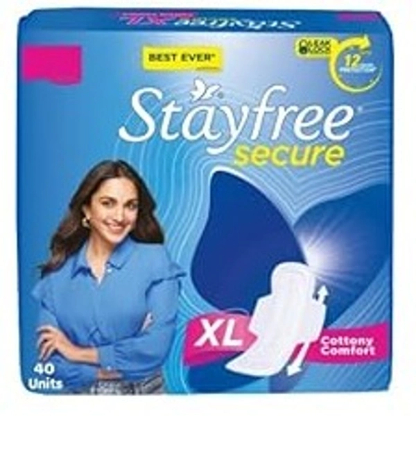 Stayfree Secure Cottony Wings - XL: 40 U