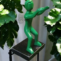 Sold By ZAIN R CREATION Smart Phone Mobile Holder Green - H.7'' L.3.5'' W.2.5'', Green, Aluminium & Granite Base