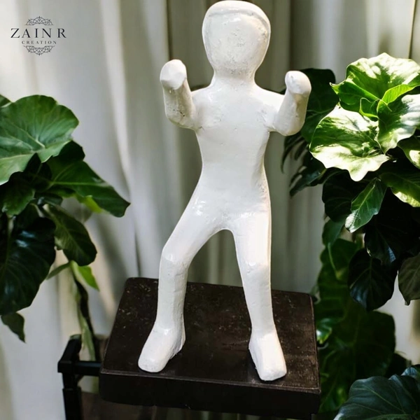 Sold By ZAIN R CREATION Smart Phone Mobile Holder White - H.7'' L.3.5'' W.2.5'', White, Aluminium & Granite Base