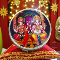 Sold By ZAIN R CREATION Brass Sindoor Box - L.1.77'' H.1'' B.1.57'', Polished, Brass