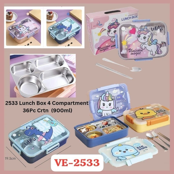 4 Container Lunch Box