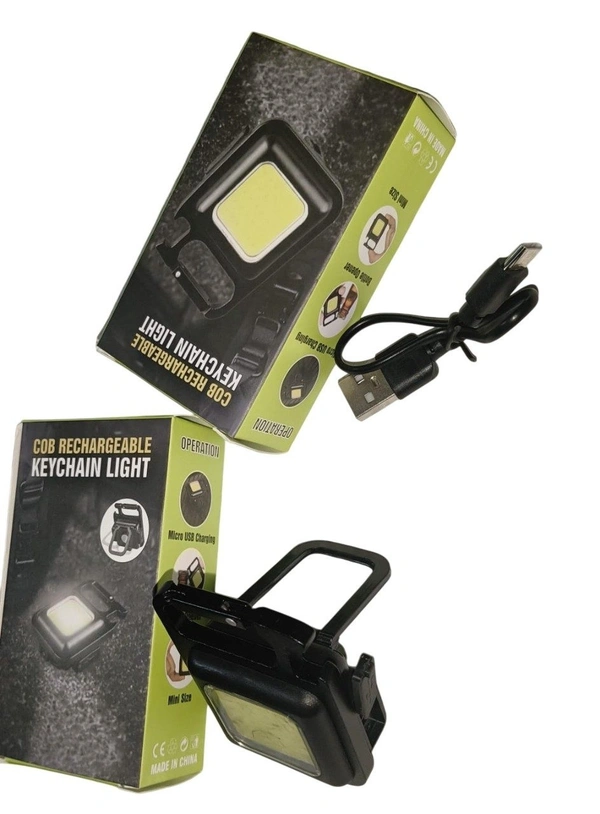 COB Rechargeable Keychain Light