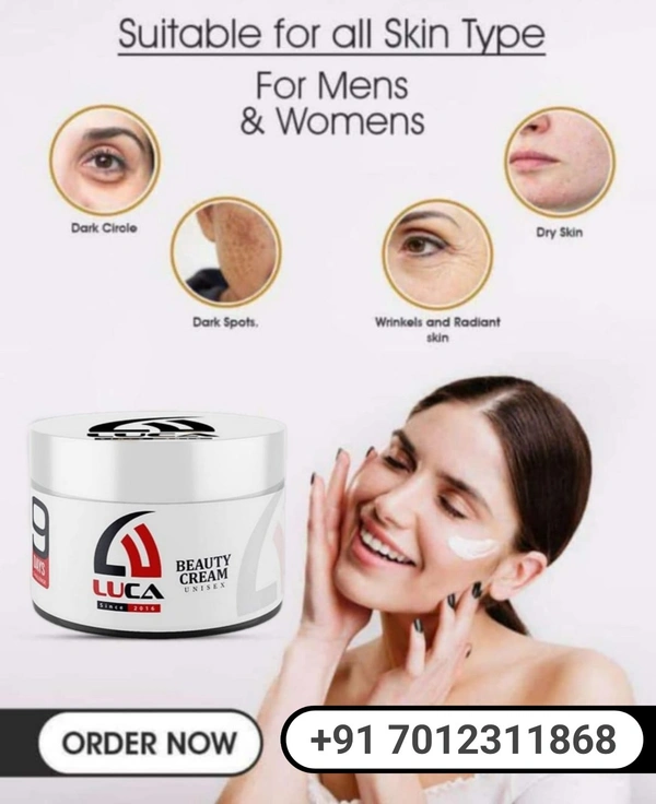 LUCA COSMETICS - LUCA FACE CREAM - 90gm, White, Face cream