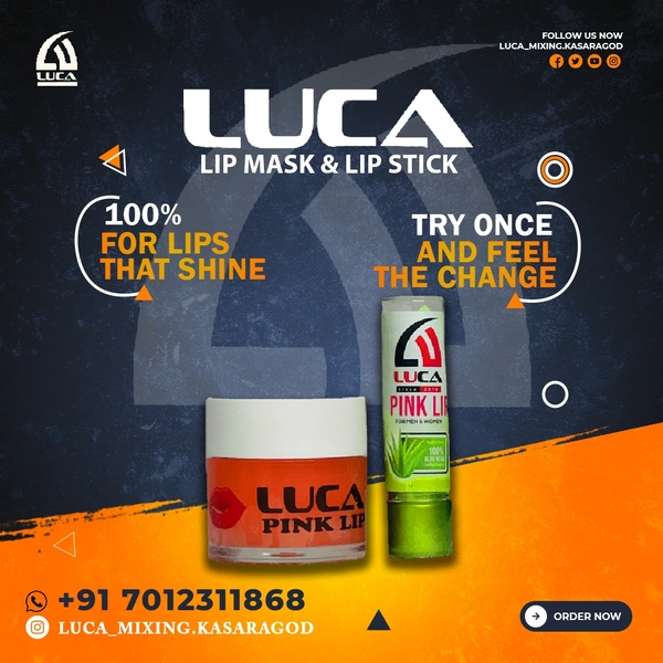LUCA LIP BALM AND LIP STICK 
