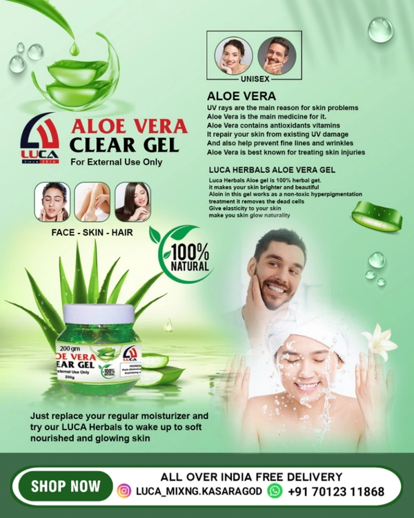 LUCA ALOVERA GEL  - White, 100ml